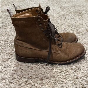 rag & bone Men's Brown Suede Lace-Up Boots size 9